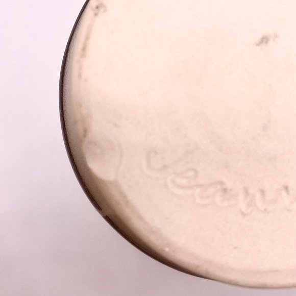 Brown and Cream Leaf and Stem Stoneware Bud Vase - Picture 7 of 8